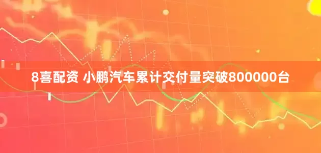 8喜配资 小鹏汽车累计交付量突破800000台